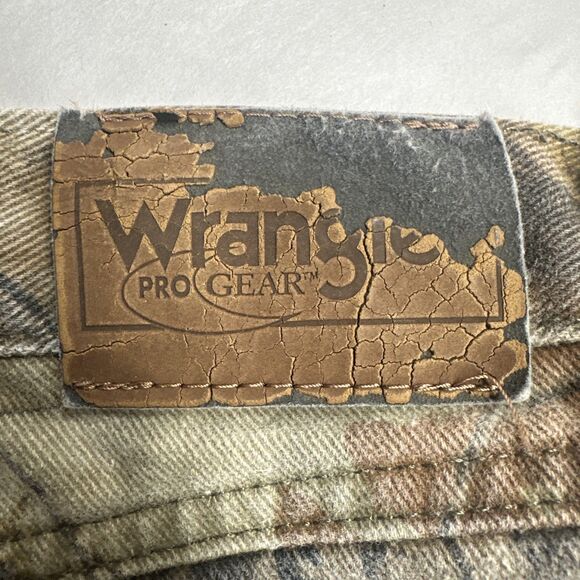 Wrangler Pro Gear Camo Brush Pants Hunting Mens 40x32 Brown Realtree AP Hunting - Picture 5 of 14